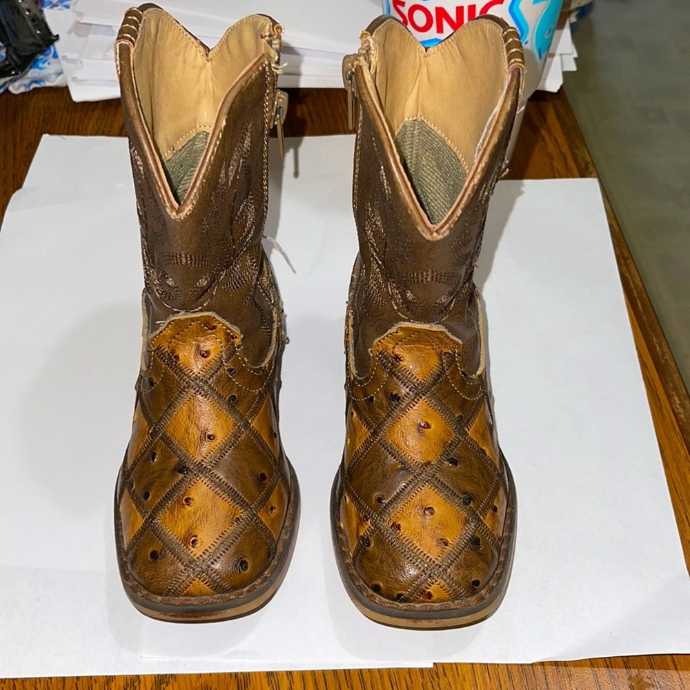 Roper cowboy boots toddler size 8